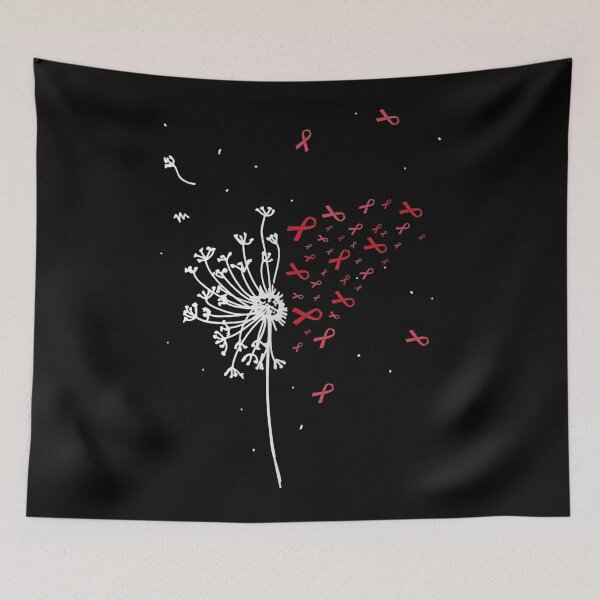 Item preview, Dandelion HIV Aids Brain Aneurysm Stroke Cool Awareness Gift designed and sold by defabiosofxs.