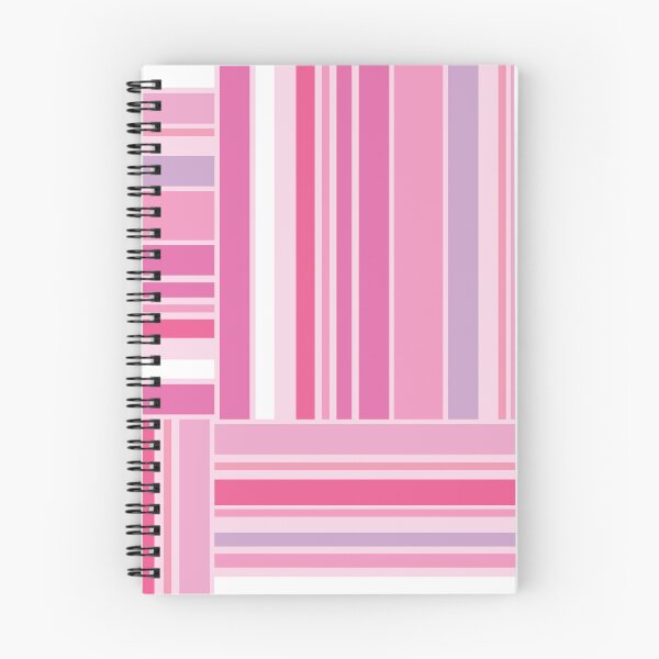Item preview, Multi-Stripe Checker Board-Bubble Gum Palette-Retro Look Striped Grid designed and sold by Annette Chabidon Studio.