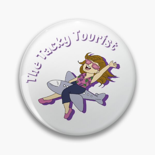 Item preview, Tourist on a Plane (Purple) designed and sold by TheTackyTourist.