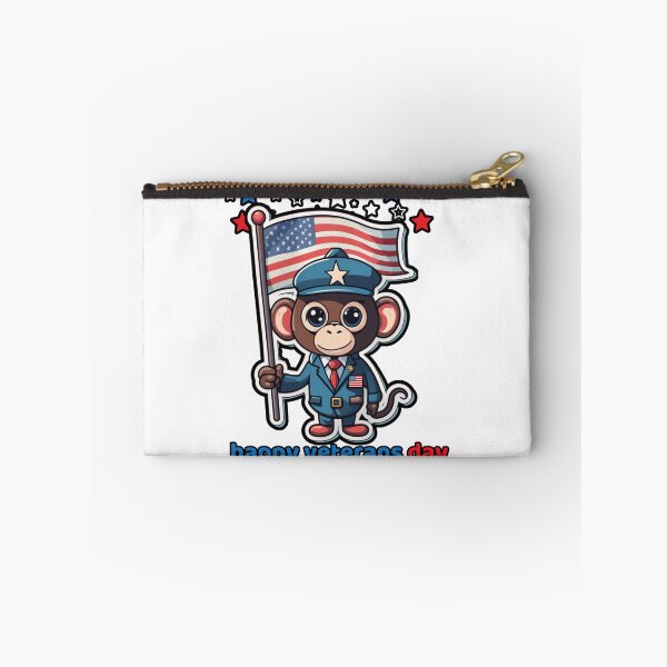 Item preview, happy veterans day monkey designed and sold by HATIM Belamin.