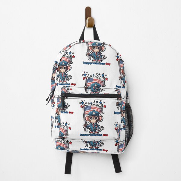 Item preview, happy veterans day monkey designed and sold by HATIM Belamin.
