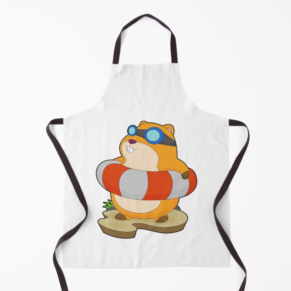Item preview, Hamster Swimming Lifebuoy designed and sold by Snabdesign84.