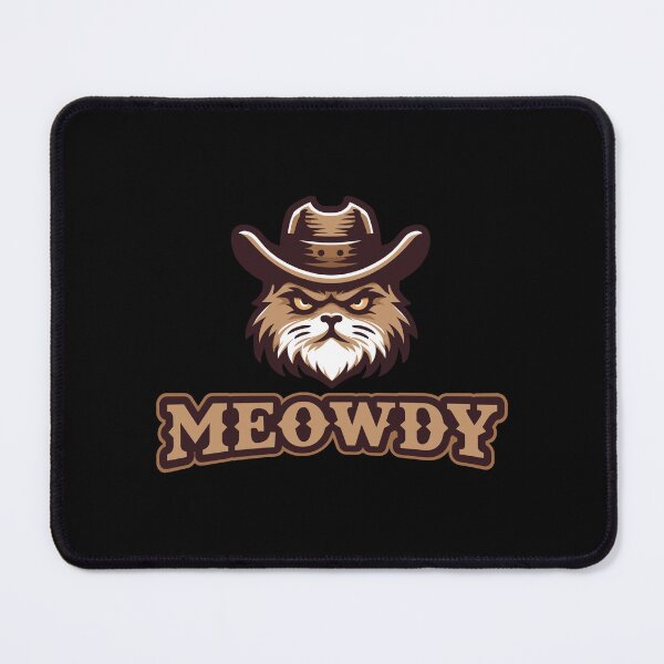 Item preview, Meowdy Cat, Cowboy Cat, Meowdy Pawtna, Western Cat designed and sold by Krmdesign.