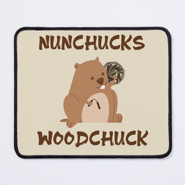 Item preview, Nunchucks Woodchuck designed and sold by WatershipBound.