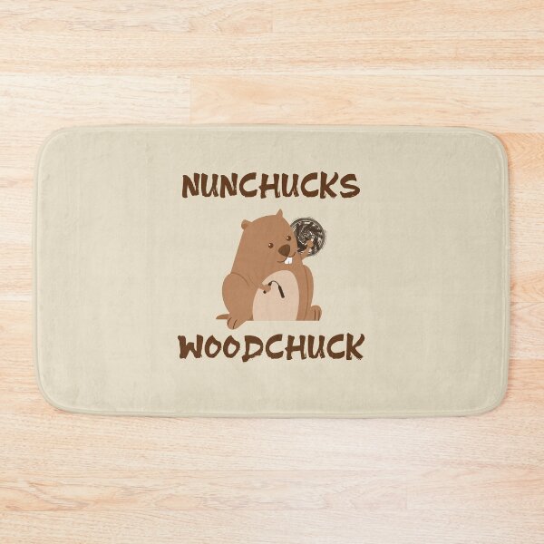 Item preview, Nunchucks Woodchuck designed and sold by WatershipBound.