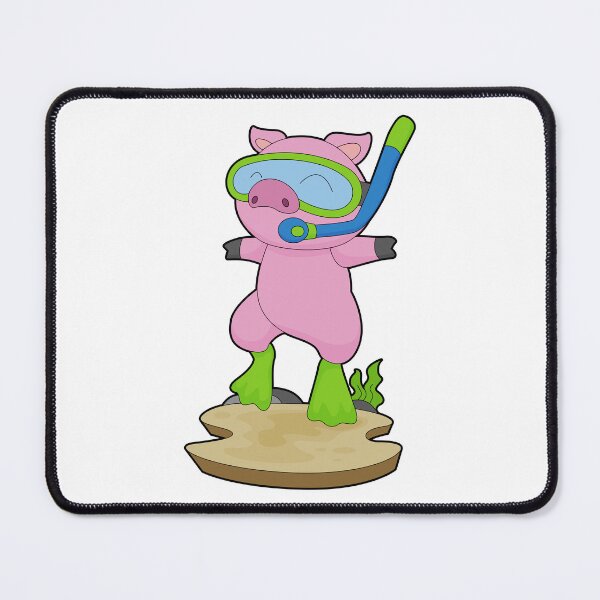 Item preview, Pig Diver Snorkel Diving designed and sold by Snabdesign84.