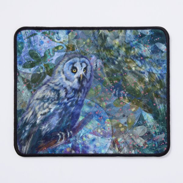 Item preview, Barred Owls and Night Star Flowers designed and sold by Chowdershouter.