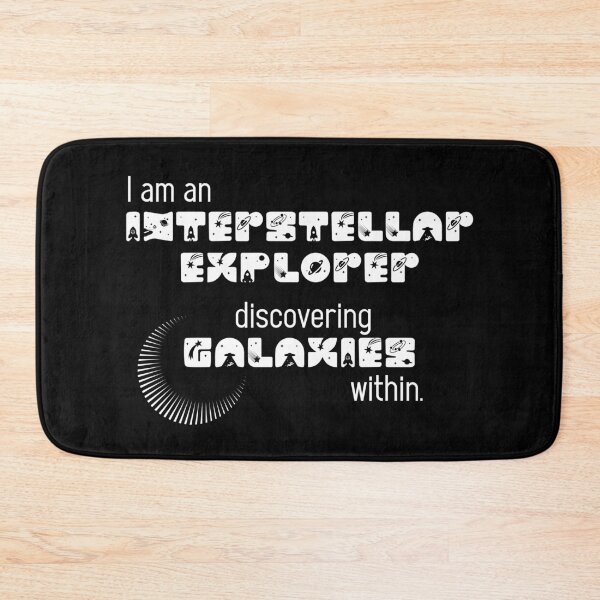Item preview, Interstellar Explorer Discovering Galaxies Within White designed and sold by SparkSpiral.