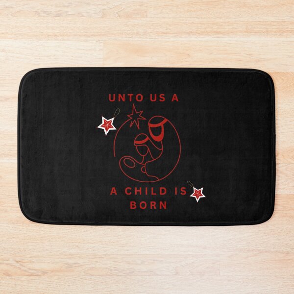 Item preview, unto us a child is born-christmas nativity designed and sold by Faithandpattern.
