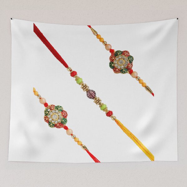 Item preview, Colourful Rakhi thread, India, modern art, wall art, print, personalised gifts, custom printed gifts. designed and sold by CameraDesign.
