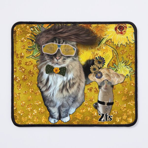 Item preview, Van Gogh gala for kitties designed and sold by zorasfurrstudio.