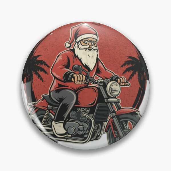 Artikelvorschau, Weihnachtsmann fährt Motorrad entworfen und verkauft von TellenYa.