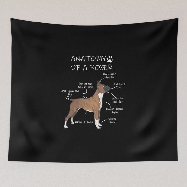 Item preview, Anatomy of a Boxer designed and sold by Petensity.