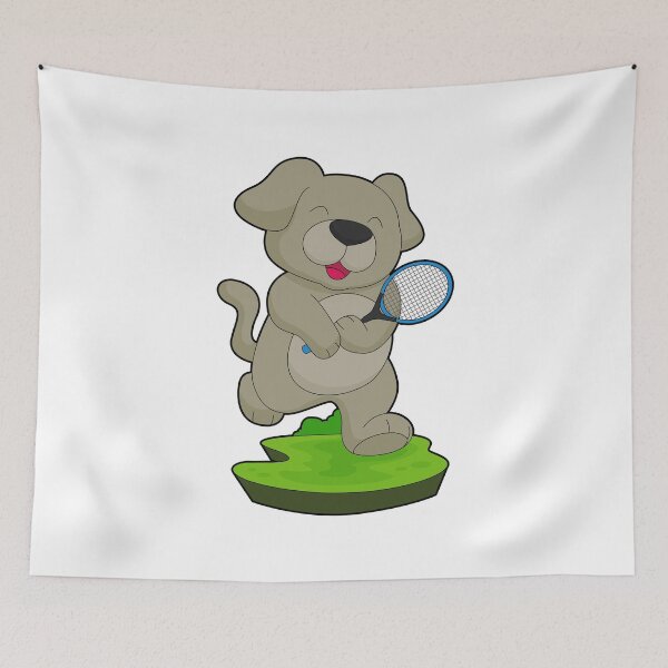 Item preview, Dog Tennis Tennis racket Sports designed and sold by Snabdesign84.
