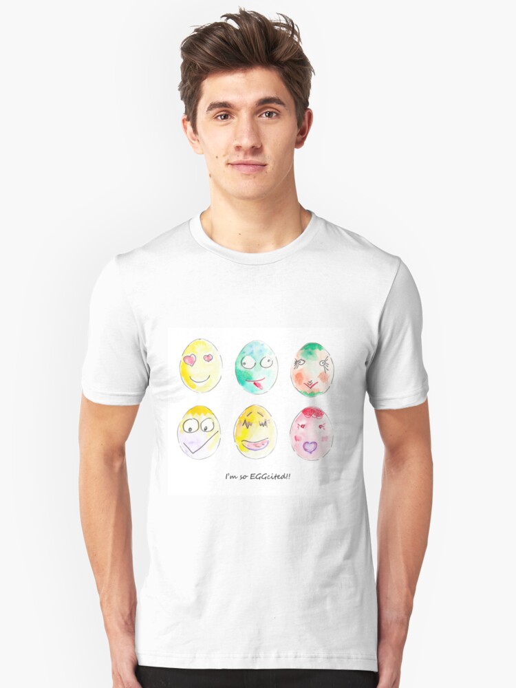 Alternate view of I'm so eggcited!! Slim Fit T-Shirt