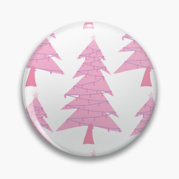 Item preview, Forest is LIT!-Bubble Gum Palette-Retro Look festooned Pine Forest designed and sold by Annette Chabidon Studio.