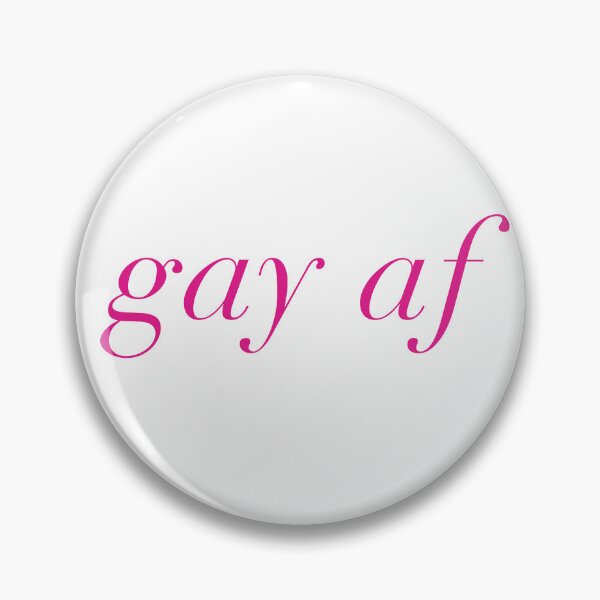 Item preview, Pink gay af Proud & Free Script Statement designed and sold by KikiValley.