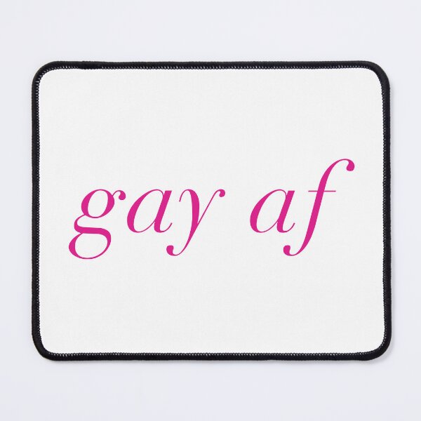 Item preview, Pink gay af Proud & Free Script Statement designed and sold by KikiValley.