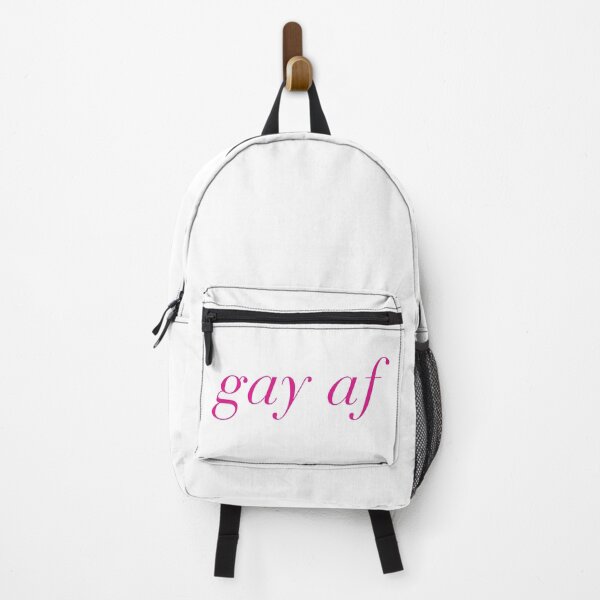 Item preview, Pink gay af Proud & Free Script Statement designed and sold by KikiValley.