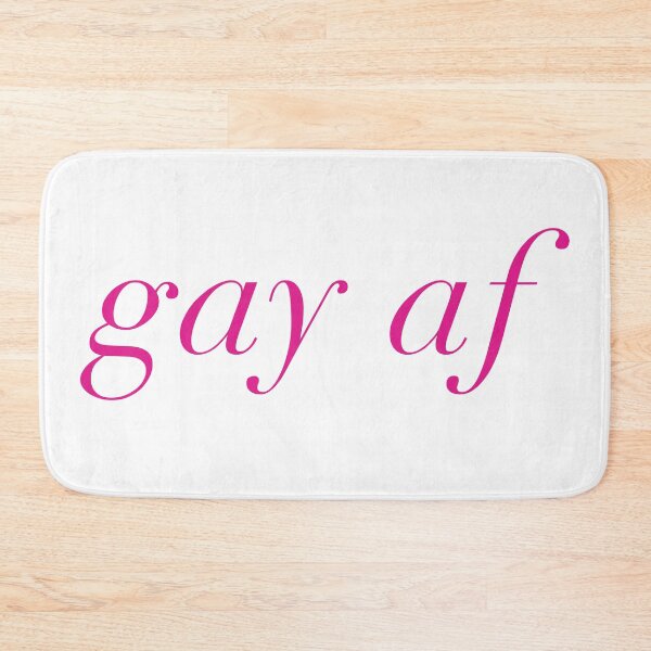 Item preview, Pink gay af Proud & Free Script Statement designed and sold by KikiValley.