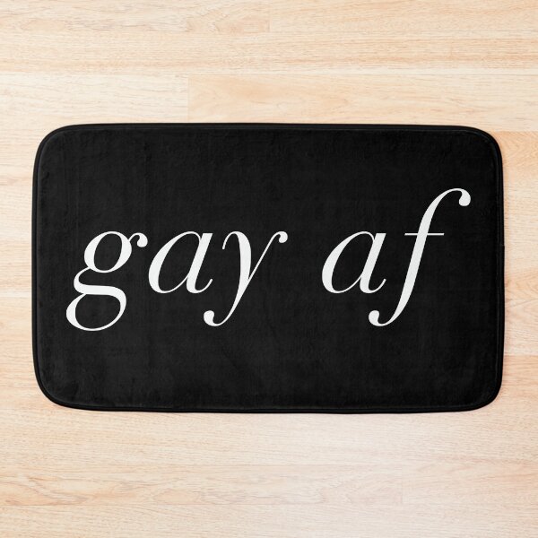 Item preview,  gay af Proud & Free Script Statement in white designed and sold by KikiValley.