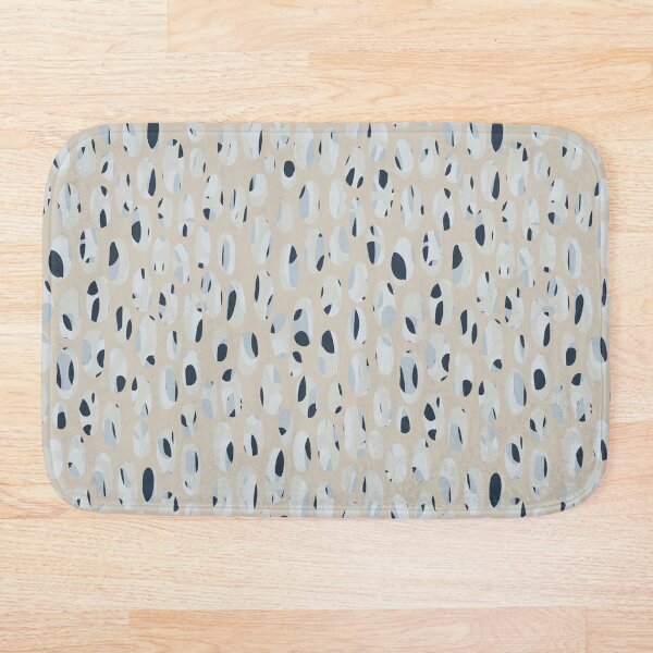 Item preview, Abstract Cool Neutral Fractured Granite With Mint Layered Ovals designed and sold by LilPrintsShop.