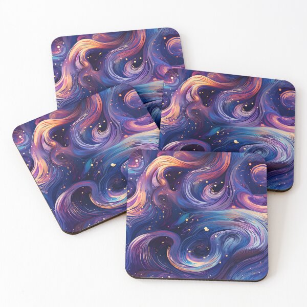 Item preview, Galactic Infinity Knot: Surreal Impressionism in Cosmic Hues designed and sold by polonuim210.