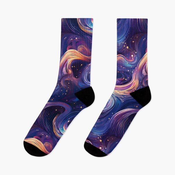 Item preview, Galactic Infinity Knot: Surreal Impressionism in Cosmic Hues designed and sold by polonuim210.