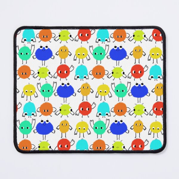 Item preview, colored joyful microbes monster designed and sold by the-myro.
