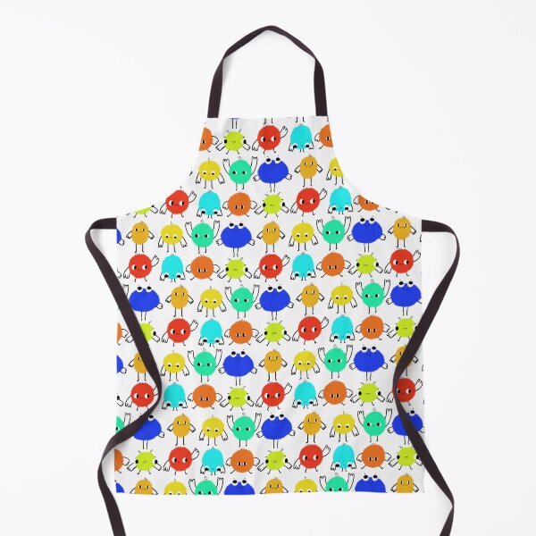Item preview, colored joyful microbes monster designed and sold by the-myro.