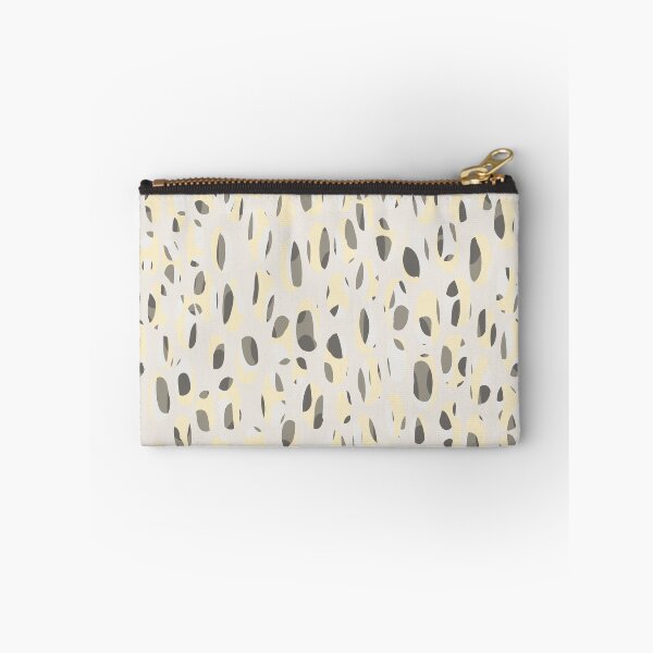 Item preview, Abstract Warm Neutral With Lemon Fractured Granite Layered Ovals designed and sold by LilPrintsShop.