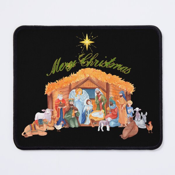 Item preview, Merry Christmas - Nativity Scene North Star - Baby Jesus designed and sold by EmiAndMike.
