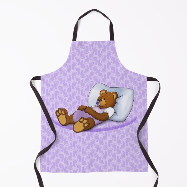 Item preview, Sleeping Ted - Lilac designed and sold by ifourdezign.