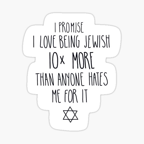 Item preview, I Love Being Jewish designed and sold by hailscreates.
