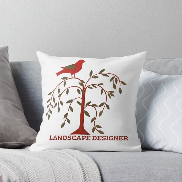 Landscape Designer Throw Pillow