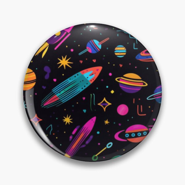 Item preview, Zany 90's Space Print designed and sold by Dreadtread.