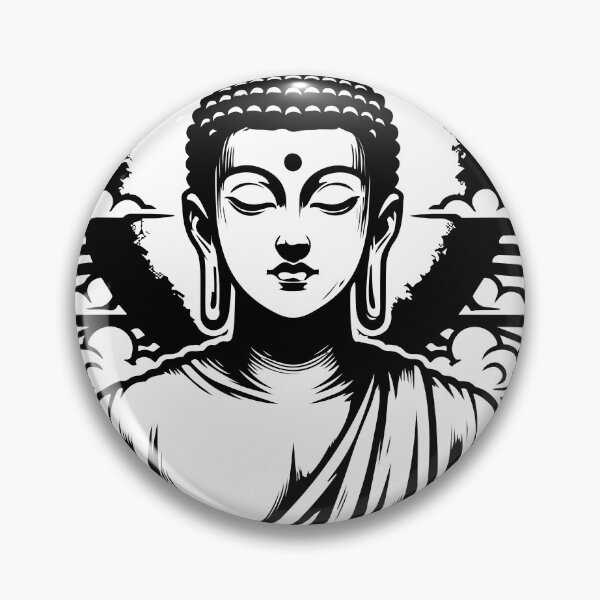 Item preview, Futuristic tibetian Buddha designed and sold by bharuarts.