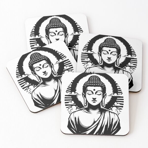 Item preview, Futuristic tibetian Buddha designed and sold by bharuarts.