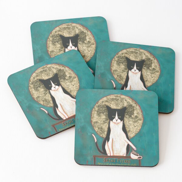 Item preview, Saint Pierre Cat designed and sold by KilkennyCat Art.