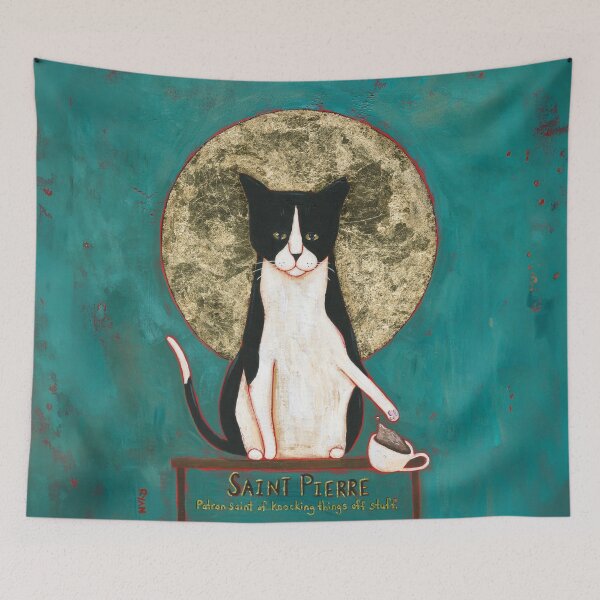 Item preview, Saint Pierre Cat designed and sold by KilkennyCat Art.