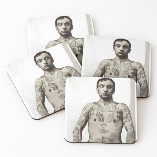 Item preview, vintage tattoo man Grand pather tattooed  designed and sold by Coolstuff4you71.
