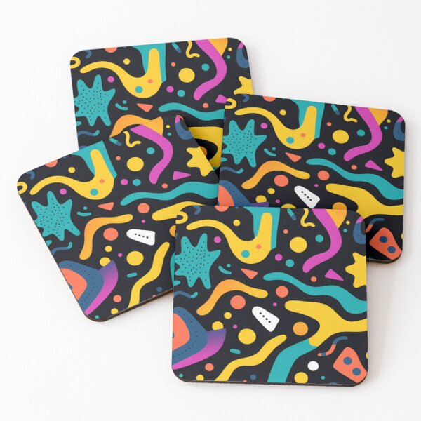 Item preview, Sticky Neon Blob Print designed and sold by Dreadtread.