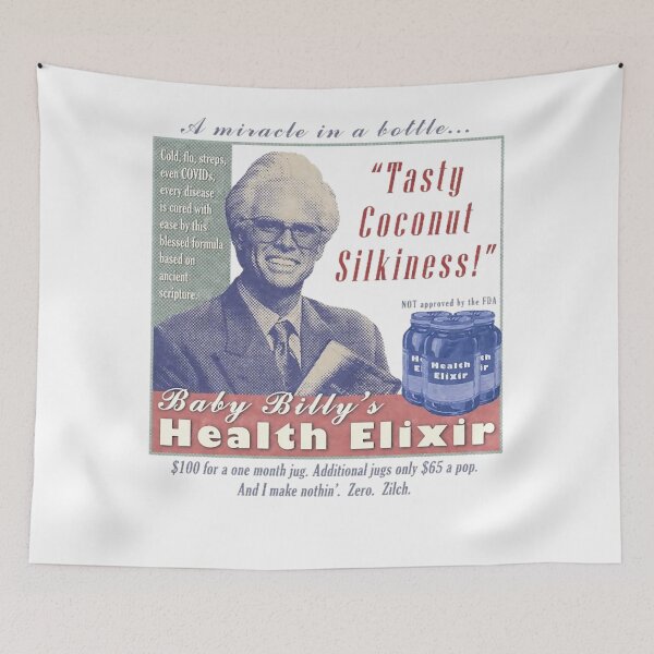 Item preview, Baby Billy's Health Elixir Vintage Style Advertisement Fanart Design designed and sold by paniknaomi.