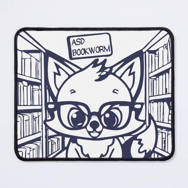 Item preview, ASD bookworm fox designed and sold by ndmedia.