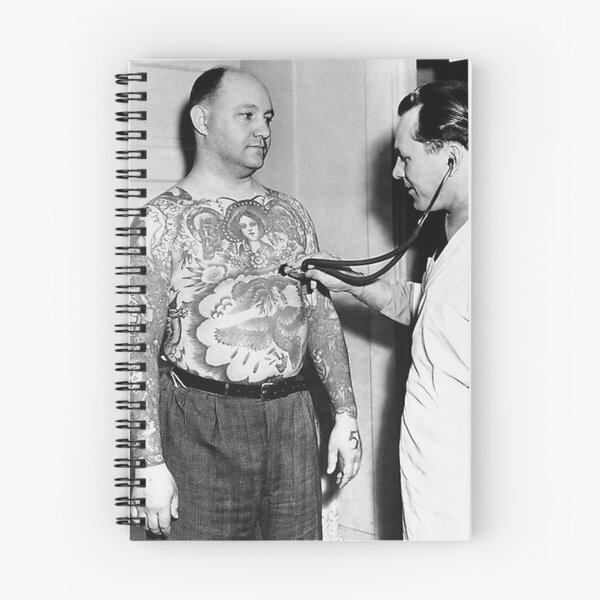 Item preview, vintage tattoo man Grand pather tattooed at the doctor dr studio designed and sold by Coolstuff4you71.