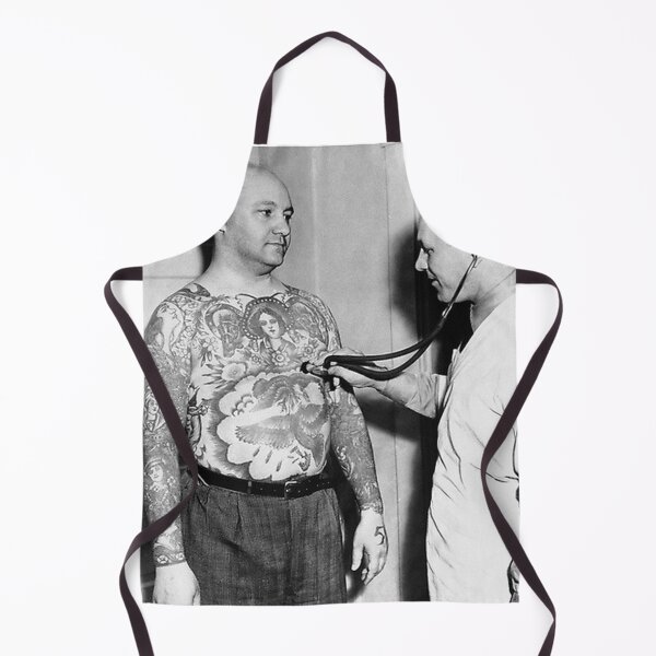 Item preview, vintage tattoo man Grand pather tattooed at the doctor dr studio designed and sold by Coolstuff4you71.