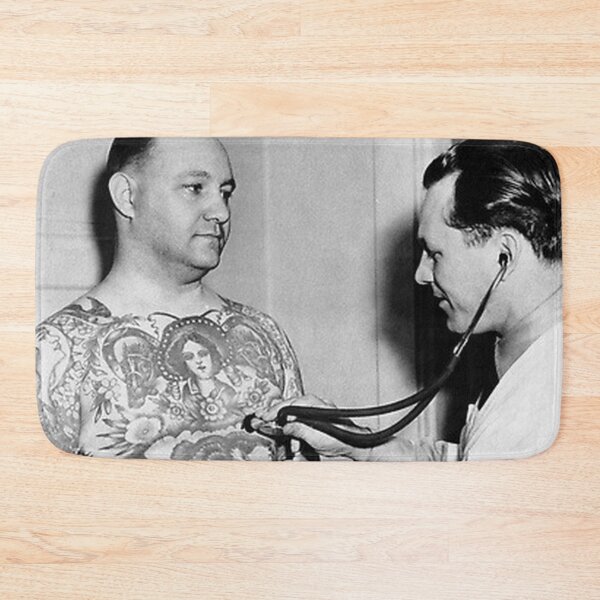 Item preview, vintage tattoo man Grand pather tattooed at the doctor dr studio designed and sold by Coolstuff4you71.