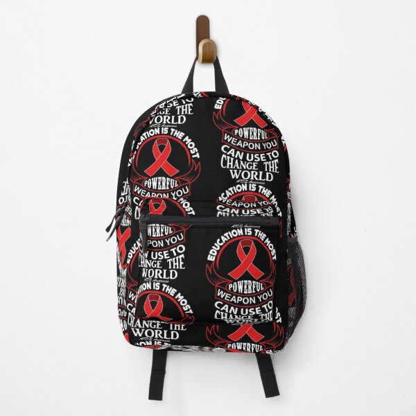 Item preview, Education is The Most Powerful Weapon You Can Use to Change the World. AIDS Awareness Quote  Essenti designed and sold by defabiosofxs.