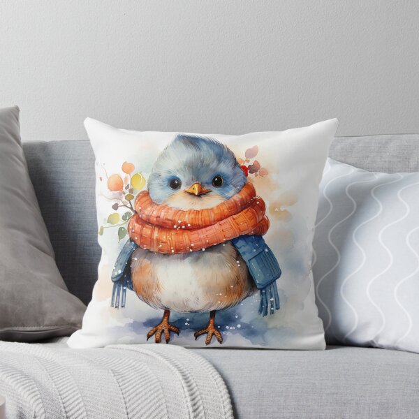 Item preview, Avian Elegance: Bird in a Red Scarf designed and sold by LittleLuvies.