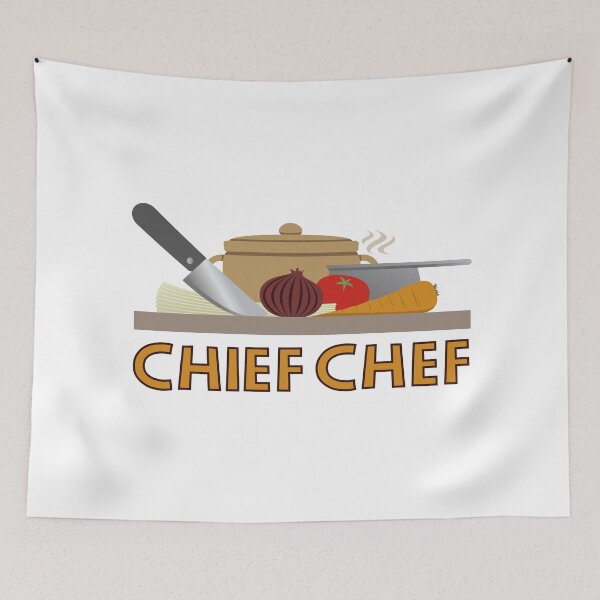 Item preview, Chief Chef Illustration Color designed and sold by NataliePaskell.